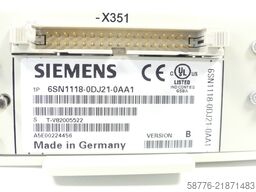 Siemens 6SN1118-0DJ21-0AA1 Regeleinschub Version B SN T-V82005522