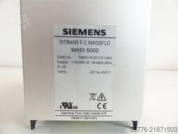 Siemens 7ME4110-2CC10-1AA0 SITRANS F C MASS 6000 SN 010912N405