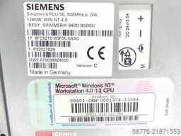 Siemens 840D PCU 50 6FC5210-0DF05-0AA0 SNT-P32027829 mit 6FC5247-0AF08-2AA0