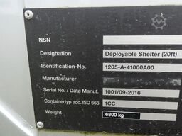  20 Fuß Command Post Shelter