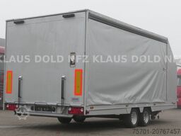 Moetefindt Autotransporter mit Planenaufbau