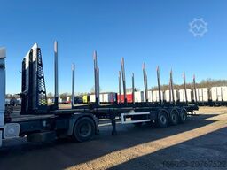 PAVIC Holzauflieger mit Schemel und Rungen