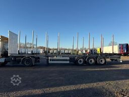 BENALU Timberliner Holzauflieger mit Schemel und Rungen