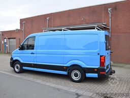 VW Crafter 35 Flach Werkstattwagen Regale AHK Klima