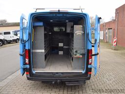 VW Crafter 35 Flach Werkstattwagen Regale AHK Klima