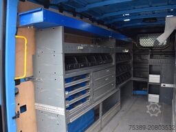 VW Crafter 35 Flach Werkstattwagen Regale AHK Klima