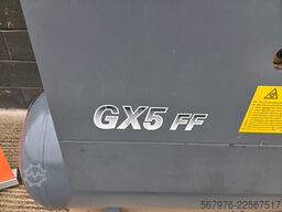 Atlas Copco Airpower B.V. GX5 FF Rotary Screw Compressor and Tank