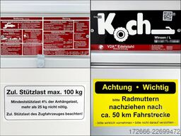 Koch-Anhänger 4.13 250X125X45CM 1300KG TIEFLADER