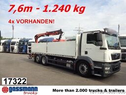 MAN TGM 26.340 6x2-4 LL,Lenk-Liftachse, Heckkran,