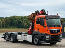 MAN TGS 26.440 Abrollkipper Palfinger Epsilon * 6x4!
