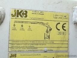 KWB + JKB 12R KRAAN + ROTATOR + ALU BORDEN
