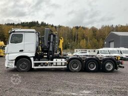 MERCEDES-BENZ Arocs 3253 8x4 Abrollkipper Kran Palfinger 37002
