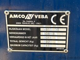 MERCEDES-BENZ 1624 Atego Pritsche + Amco Veba Kran 4x2
