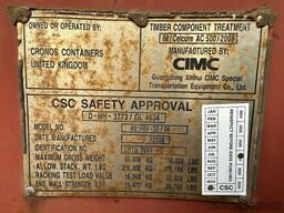 CIMC 40FT FLATRACK FLUSH FOLDING / CSC: 10/2027 / 10...