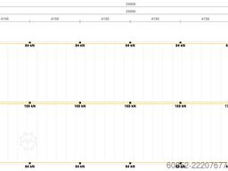 10x25m Lagerbühne , Belastung : 500kg/qm Unterkante: 3,0m , ca. 250qm Systembühne