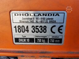 CITYBOX LAADBAK - D'HOLLANDIA LAADKLEP 750 KG. + ZIJDEUR