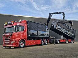 Scania R530 6x2 PALFINGER HAAK + EPSILON KRAAN + VAN HOOL