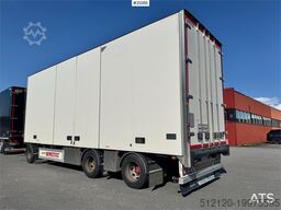 Limetec Box trailer. Full side opening.