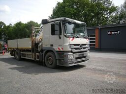 Mercedes-Benz Actros 1848 Pritsche mit Kran