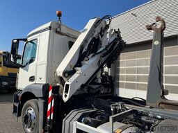 MERCEDES-BENZ Antos 2543 L 6x2 Abrollkipper mit Kran Funk+Grei
