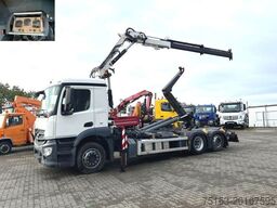 MERCEDES-BENZ Antos 2543 L 6x2 Abrollkipper mit Kran Funk+Grei