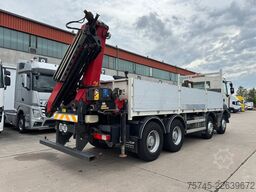 RENAULT KERAX 460 * PRITSCHE * HMF KRAN 10,2N M *8 X 4*