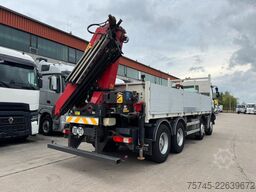 RENAULT KERAX 460 * PRITSCHE * HMF KRAN 10,2N M *8 X 4*