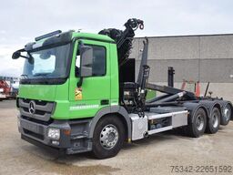 Mercedes-Benz Actros 3236 Hooklift + Hiabcrane