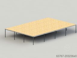 360 m², Traglast: 250 kg/m² Lichte Höhe: 3,0m | Rater: 5,0 x 6,0 m