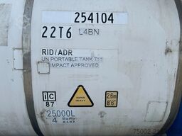 CIMC 20FT ISO, 25.050L / 1-COMP / 3 BAFFLES / T11 / ...