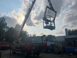 MERCEDES-BENZ 814 Dachdeckerkran Böcker AK 32/1200*Arbeitskorb