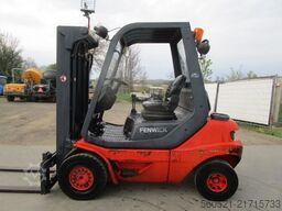 Linde H25D-03 - Triplex-Freihub + Seitenschieber