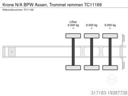 Krone N/A BPW Assen, Trommel remmen