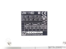 Heidenhain UM 116D Id. 667 954-01 SN:59397457B - generalüberholt mit 3 Monaten Gewährleistung-