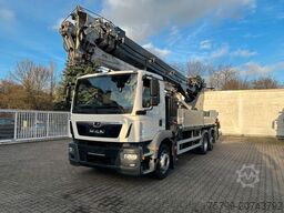 MAN 26.320+Böcker Dachdeckerkran AK46/6000+Seilwinde