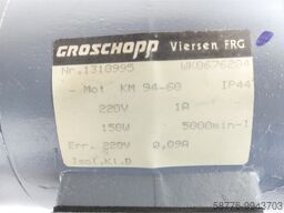 Groschopp WK 0676204 Motor SN 1310995