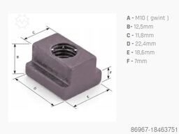 CORMAK M10/12mm 58 szt.