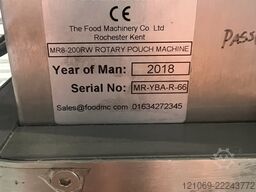 Food machinery Co Pouch filling line