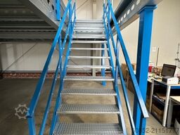 5x10m Lagerbühne , Belastung : 500kg/qm Unterkante: 3m ,ca. 50qm , Systembühne