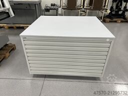 Drawer shelving, workshop drawer unit, tool cabinet Mega Stahl