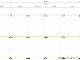 10x25m Lagerbühne , Belastung : 500kg/qm Unterkante: 3,0m , ca. 250qm Systembühne
