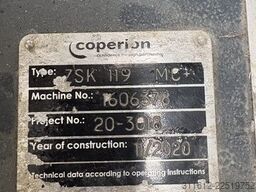 Coperion extruder zsk 119 mc +