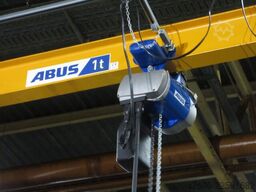 Abus LPK Portalkran Hallenkran Bockkran 4,8x5m 1000Kg 1t Abus Kettenzug rollbar