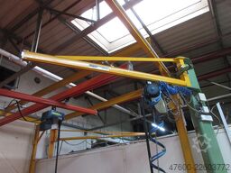 Demag KBK Kran Drehkran Hallenkran 2,5m Demag KBK1 125Kg + Demag PK Kettenzug