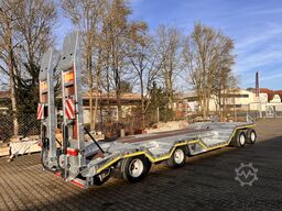 Möslein T 4 VB H1 R  neuer 4 Achs Tieflader + Radmulden