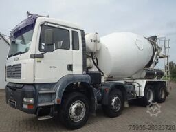 MAN TGA 35.360 8X4 MIXER STEEL SPRINGS BIG AXELS MA...