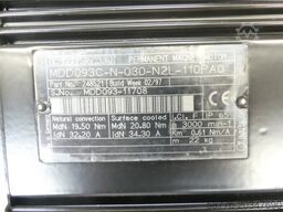 Indramat MDD093C-N-030-N2L-110PA0 / 248521 Servomotor SN: MDD093-11708