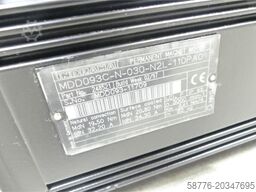 Indramat MDD093C-N-030-N2L-110PA0 / 248521 Servomotor SN: MDD093-11709