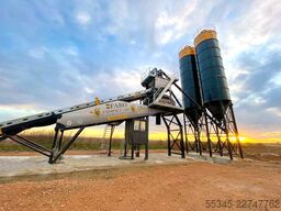 FABO Concrete Batching Plant 110 M3/H Compact Concrete Batching Plant
