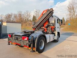 MAN TGS 18.440 4x4 Kran 21m Seilwinde Greifer Funk